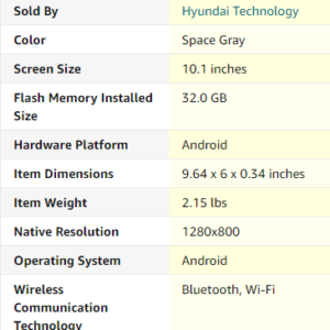 Hyundai Tab Plus 10LB2 LTE 32GB 2 – Details