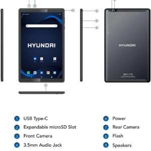 Hyundai Tab Plus 10LB2 LTE 32GB 7 – physical features